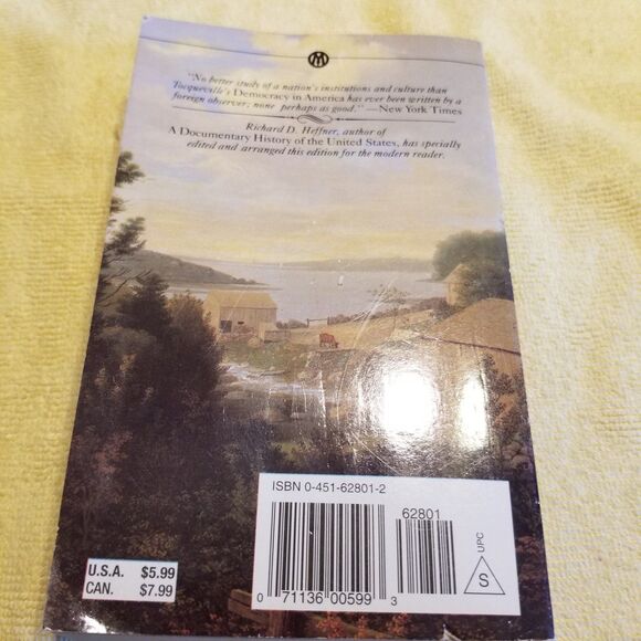 Democracy in America paperback book - Picture 2 of 5